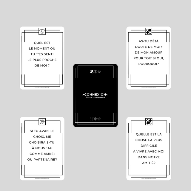 Jeu Connexion - Édition amitié et couple (151 questions) 