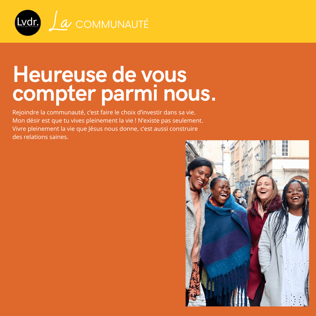 Rejoindre La communauté - Lvdr.