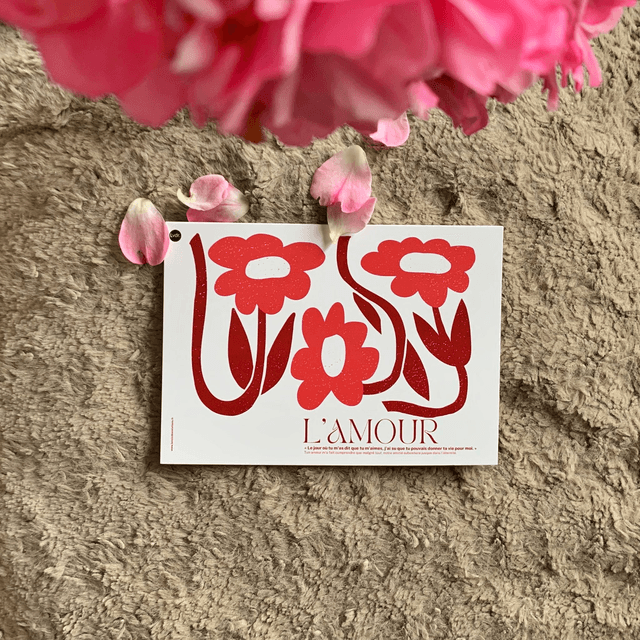 Coffrets cartes postales de l'amitié (Amour, Joie, confiance, Paix et Gratitude)