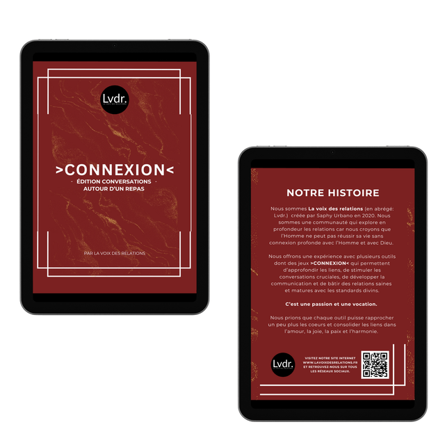 Jeu Connexion - Édition conversations autour d'un repas (71 questions à télécharger)