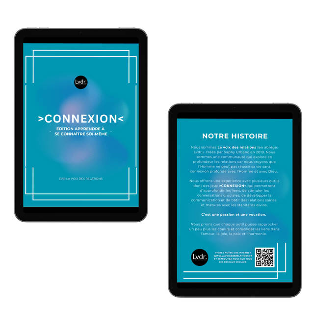 Jeu connexion - Édition apprendre à se connaitre soi-même (121 questions à télécharger)