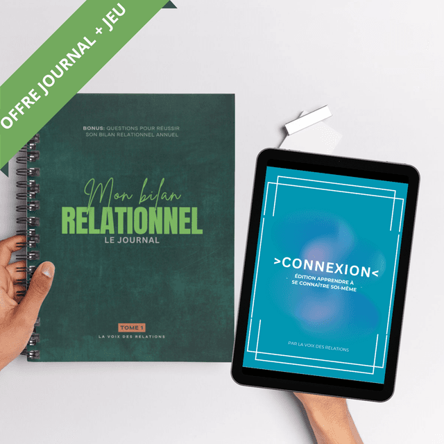 PROMO - Le journal + Jeu Connexion apprendre à se connaitre soi-même